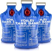toilet tank bag - water saving toilet add on
